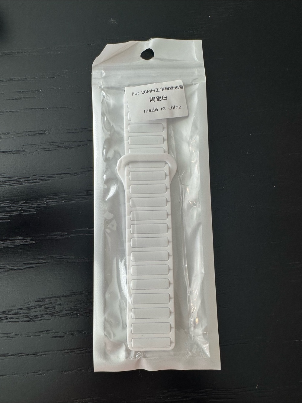 20mm White Magnetic Silicone Watch Band for TicWatch E3 E GTH C2 New